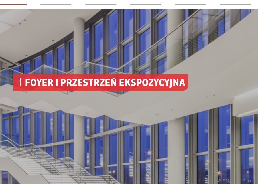 Foyer i przestrzeń ekspozycyjna